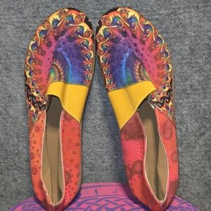 Vibrant Multicolor Women's Slip-On Flats